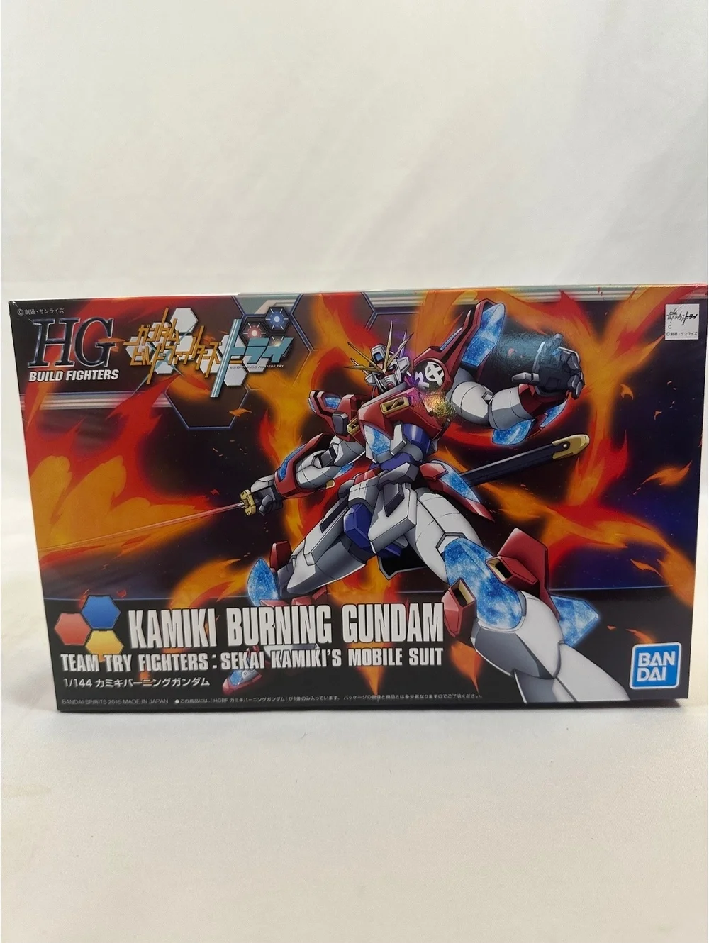 Bandai HG Build Fighters Kamiki Burning Gundam 1/144 Scale Model Kit